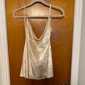 Velvet tank top